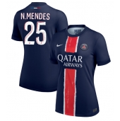 Maillot de football Réplique Paris Saint-Germain Nuno Mendes #25 Domicile Femme 2024-25 Manche Courte