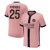 Maillot de football Réplique Paris Saint-Germain Nuno Mendes #25 Troisième 2024-25 Manche Courte