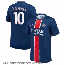 Maillot de football Réplique Paris Saint-Germain Ousmane Dembele #10 Domicile 2024-25 Manche Courte