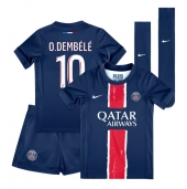 Maillot de football Réplique Paris Saint-Germain Ousmane Dembele #10 Domicile Enfant 2024-25 Manche Courte (+ Pantalon court)