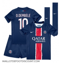 Maillot de football Réplique Paris Saint-Germain Ousmane Dembele #10 Domicile Enfant 2024-25 Manche Courte (+ Pantalon court)