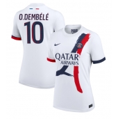 Maillot de football Réplique Paris Saint-Germain Ousmane Dembele #10 Extérieur Femme 2024-25 Manche Courte