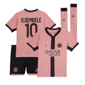 Maillot de football Réplique Paris Saint-Germain Ousmane Dembele #10 Troisième Enfant 2024-25 Manche Courte (+ Pantalon court)