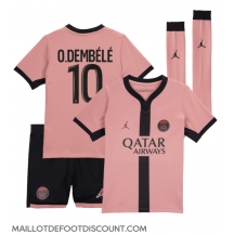 Maillot de football Réplique Paris Saint-Germain Ousmane Dembele #10 Troisième Enfant 2024-25 Manche Courte (+ Pantalon court)