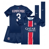 Maillot de football Réplique Paris Saint-Germain Presnel Kimpembe #3 Domicile Enfant 2024-25 Manche Courte (+ Pantalon court)