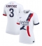 Maillot de football Réplique Paris Saint-Germain Presnel Kimpembe #3 Extérieur Femme 2024-25 Manche Courte