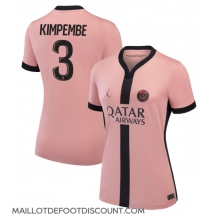 Maillot de football Réplique Paris Saint-Germain Presnel Kimpembe #3 Troisième Femme 2024-25 Manche Courte