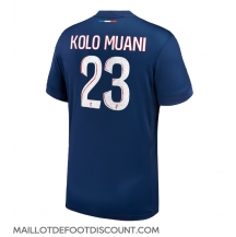 Maillot de football Réplique Paris Saint-Germain Randal Kolo Muani #23 Domicile 2024-25 Manche Courte