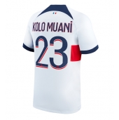 Maillot de football Réplique Paris Saint-Germain Randal Kolo Muani #23 Extérieur 2023-24 Manche Courte