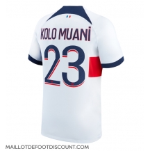 Maillot de football Réplique Paris Saint-Germain Randal Kolo Muani #23 Extérieur 2023-24 Manche Courte