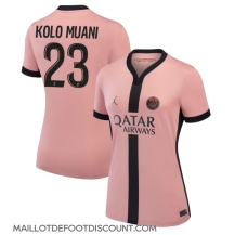 Maillot de football Réplique Paris Saint-Germain Randal Kolo Muani #23 Troisième Femme 2024-25 Manche Courte