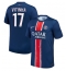 Maillot de football Réplique Paris Saint-Germain Vitinha #17 Domicile 2024-25 Manche Courte