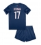 Maillot de football Réplique Paris Saint-Germain Vitinha #17 Domicile Enfant 2024-25 Manche Courte (+ Pantalon court)