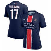 Maillot de football Réplique Paris Saint-Germain Vitinha #17 Domicile Femme 2024-25 Manche Courte