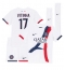 Maillot de football Réplique Paris Saint-Germain Vitinha #17 Extérieur Enfant 2024-25 Manche Courte (+ Pantalon court)