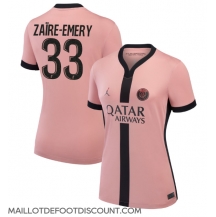 Maillot de football Réplique Paris Saint-Germain Warren Zaire-Emery #33 Troisième Femme 2024-25 Manche Courte