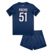 Maillot de football Réplique Paris Saint-Germain Willian Pacho #51 Domicile Enfant 2024-25 Manche Courte (+ Pantalon court)