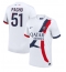 Maillot de football Réplique Paris Saint-Germain Willian Pacho #51 Extérieur 2024-25 Manche Courte