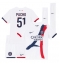 Maillot de football Réplique Paris Saint-Germain Willian Pacho #51 Extérieur Enfant 2024-25 Manche Courte (+ Pantalon court)