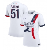 Maillot de football Réplique Paris Saint-Germain Willian Pacho #51 Extérieur Femme 2024-25 Manche Courte