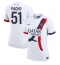 Maillot de football Réplique Paris Saint-Germain Willian Pacho #51 Extérieur Femme 2024-25 Manche Courte