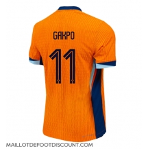 Maillot de football Réplique Pays-Bas Cody Gakpo #11 Domicile Europe 2024 Manche Courte