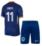 Maillot de football Réplique Pays-Bas Cody Gakpo #11 Extérieur Enfant Europe 2024 Manche Courte (+ Pantalon court)