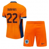 Maillot de football Réplique Pays-Bas Denzel Dumfries #22 Domicile Enfant Europe 2024 Manche Courte (+ Pantalon court)