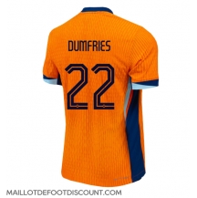 Maillot de football Réplique Pays-Bas Denzel Dumfries #22 Domicile Europe 2024 Manche Courte