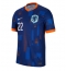 Maillot de football Réplique Pays-Bas Denzel Dumfries #22 Extérieur Europe 2024 Manche Courte