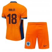 Maillot de football Réplique Pays-Bas Donyell Malen #18 Domicile Enfant Europe 2024 Manche Courte (+ Pantalon court)