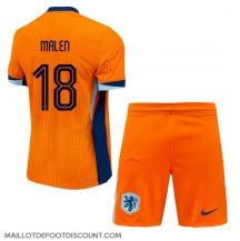 Maillot de football Réplique Pays-Bas Donyell Malen #18 Domicile Enfant Europe 2024 Manche Courte (+ Pantalon court)