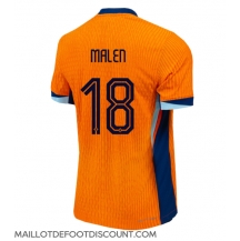 Maillot de football Réplique Pays-Bas Donyell Malen #18 Domicile Europe 2024 Manche Courte