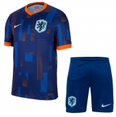 Maillot de football Réplique Pays-Bas Extérieur Enfant Europe 2024 Manche Courte (+ Pantalon court)