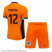 Maillot de football Réplique Pays-Bas Jeremie Frimpong #12 Domicile Enfant Europe 2024 Manche Courte (+ Pantalon court)