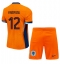 Maillot de football Réplique Pays-Bas Jeremie Frimpong #12 Domicile Enfant Europe 2024 Manche Courte (+ Pantalon court)