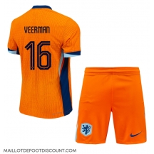 Maillot de football Réplique Pays-Bas Joey Veerman #16 Domicile Enfant Europe 2024 Manche Courte (+ Pantalon court)