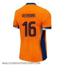 Maillot de football Réplique Pays-Bas Joey Veerman #16 Domicile Europe 2024 Manche Courte