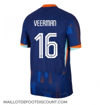 Maillot de football Réplique Pays-Bas Joey Veerman #16 Extérieur Europe 2024 Manche Courte