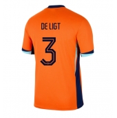 Maillot de football Réplique Pays-Bas Matthijs de Ligt #3 Domicile Europe 2024 Manche Courte