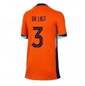 Maillot de football Réplique Pays-Bas Matthijs de Ligt #3 Domicile Femme Europe 2024 Manche Courte