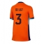 Maillot de football Réplique Pays-Bas Matthijs de Ligt #3 Domicile Femme Europe 2024 Manche Courte