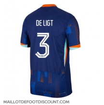 Maillot de football Réplique Pays-Bas Matthijs de Ligt #3 Extérieur Europe 2024 Manche Courte