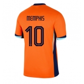 Maillot de football Réplique Pays-Bas Memphis Depay #10 Domicile Europe 2024 Manche Courte