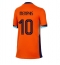 Maillot de football Réplique Pays-Bas Memphis Depay #10 Domicile Femme Europe 2024 Manche Courte