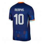 Maillot de football Réplique Pays-Bas Memphis Depay #10 Extérieur Europe 2024 Manche Courte