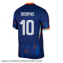 Maillot de football Réplique Pays-Bas Memphis Depay #10 Extérieur Europe 2024 Manche Courte