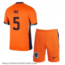 Maillot de football Réplique Pays-Bas Nathan Ake #5 Domicile Enfant Europe 2024 Manche Courte (+ Pantalon court)