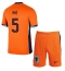 Maillot de football Réplique Pays-Bas Nathan Ake #5 Domicile Enfant Europe 2024 Manche Courte (+ Pantalon court)