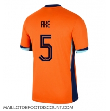 Maillot de football Réplique Pays-Bas Nathan Ake #5 Domicile Europe 2024 Manche Courte